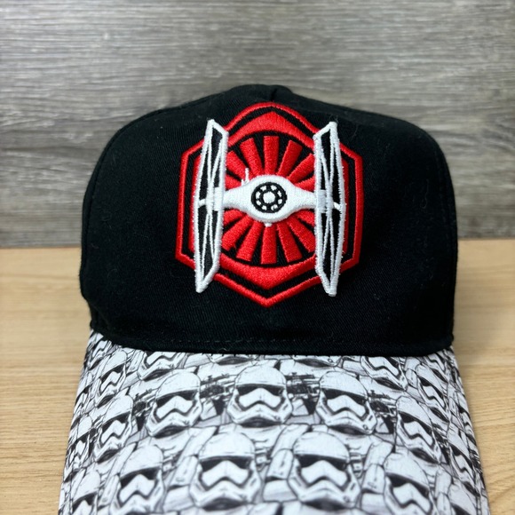 Star Wars Hat Cap Snap Back Black Clone Fighter Movie TV Show Mens - Picture 2 of 10